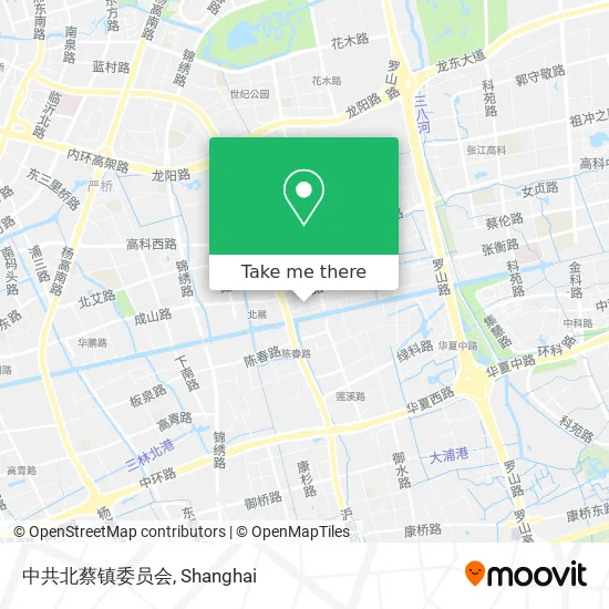 中共北蔡镇委员会 map