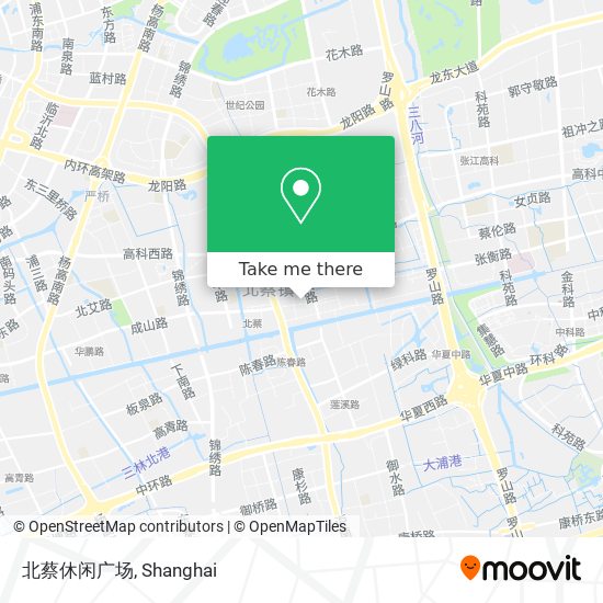 北蔡休闲广场 map