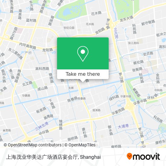 上海茂业华美达广场酒店宴会厅 map
