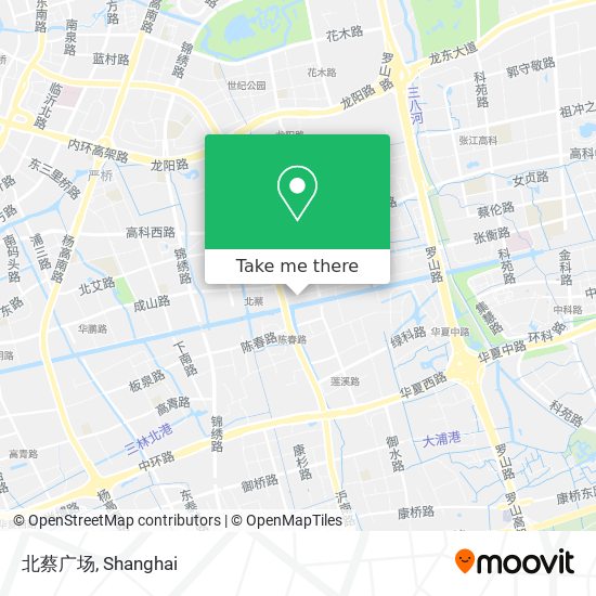 北蔡广场 map