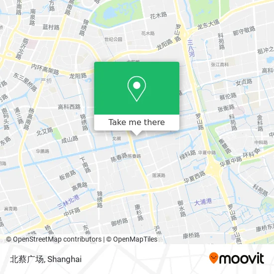 北蔡广场 map