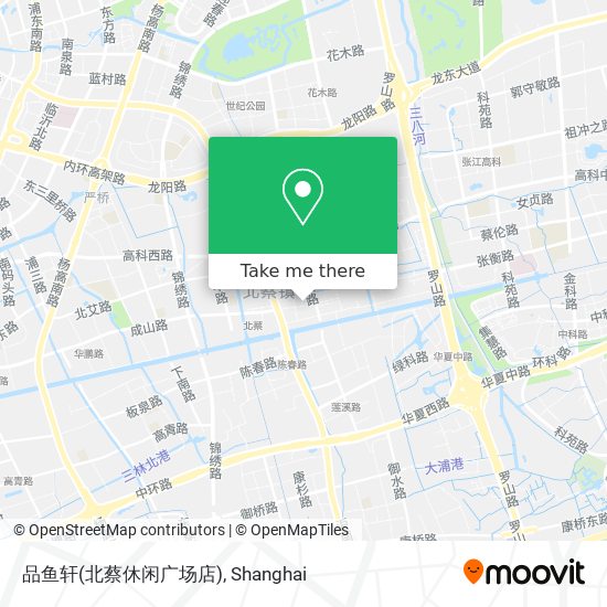 品鱼轩(北蔡休闲广场店) map