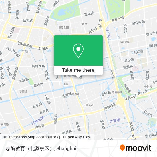 志航教育（北蔡校区） map