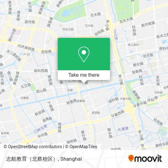 志航教育（北蔡校区） map