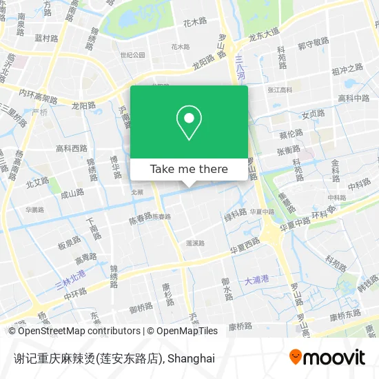 谢记重庆麻辣烫(莲安东路店) map
