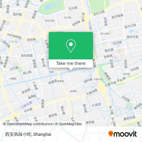 西安风味小吃 map