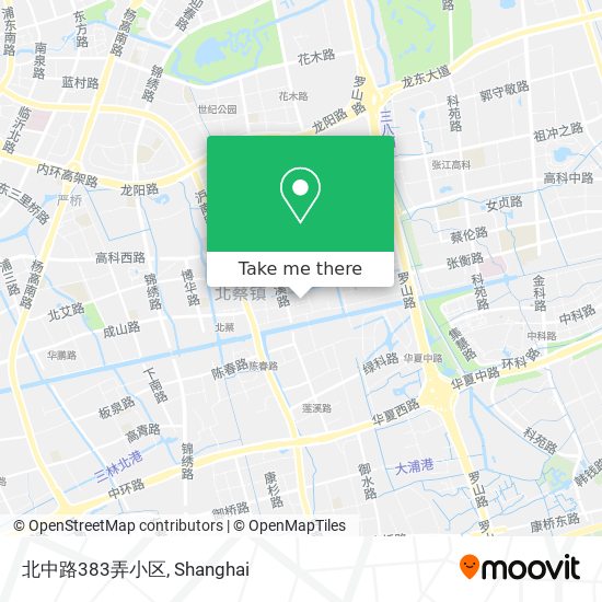 北中路383弄小区 map