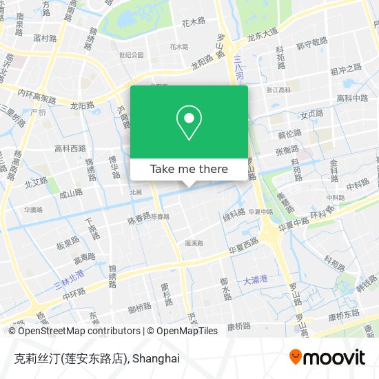 克莉丝汀(莲安东路店) map