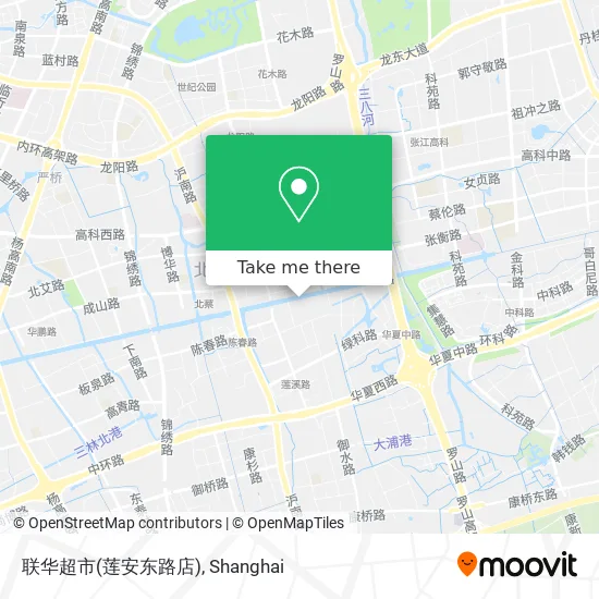 联华超市(莲安东路店) map
