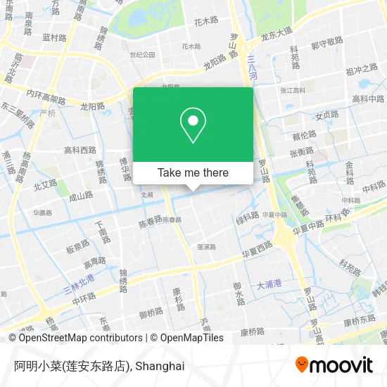 阿明小菜(莲安东路店) map
