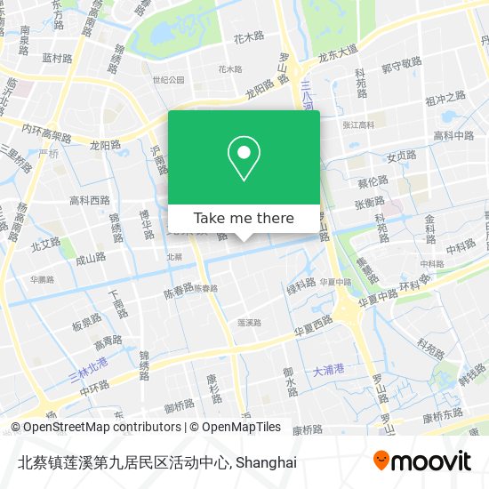北蔡镇莲溪第九居民区活动中心 map
