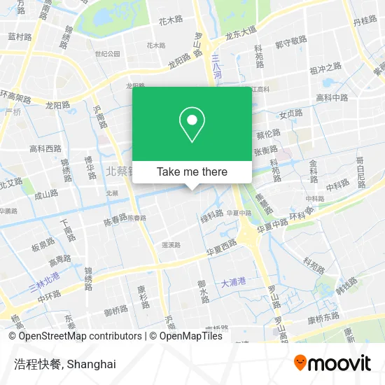浩程快餐 map