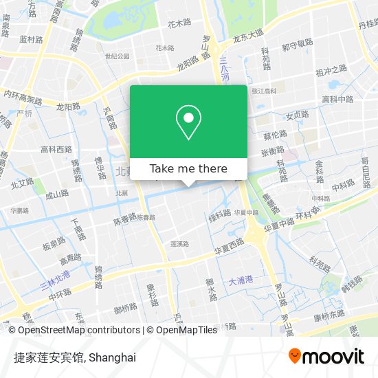 捷家莲安宾馆 map