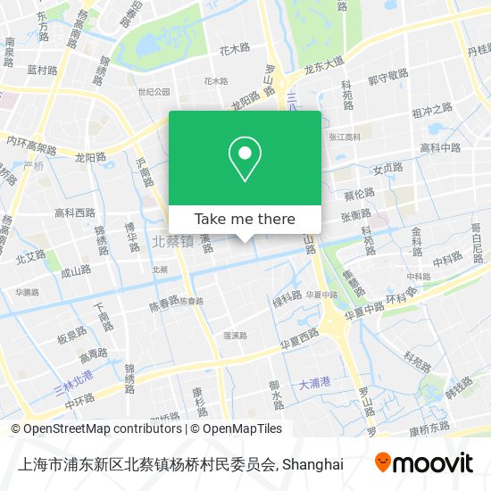 上海市浦东新区北蔡镇杨桥村民委员会 map