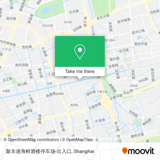 聚丰港海鲜酒楼停车场-出入口 map