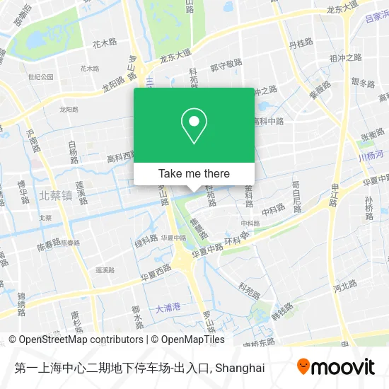 第一上海中心二期地下停车场-出入口 map