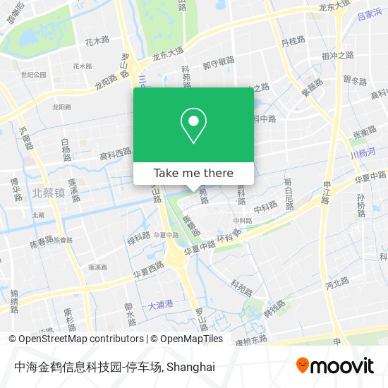 中海金鹤信息科技园-停车场 map