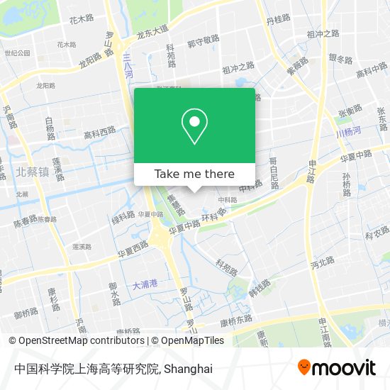 中国科学院上海高等研究院 map