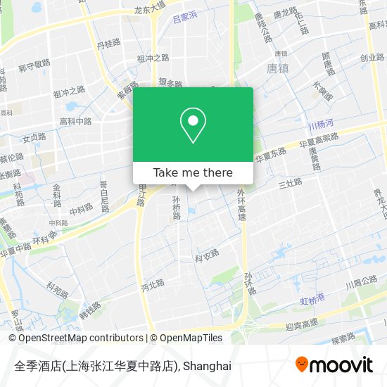 全季酒店(上海张江华夏中路店) map