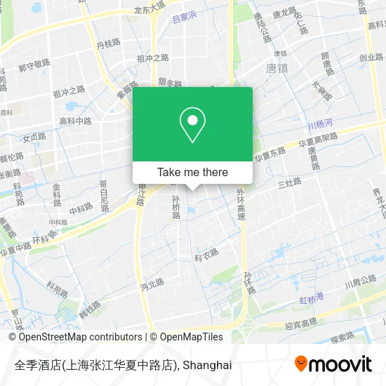 全季酒店(上海张江华夏中路店) map