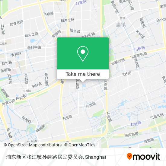 浦东新区张江镇孙建路居民委员会 map