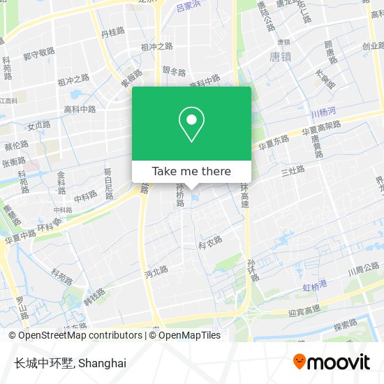 长城中环墅 map