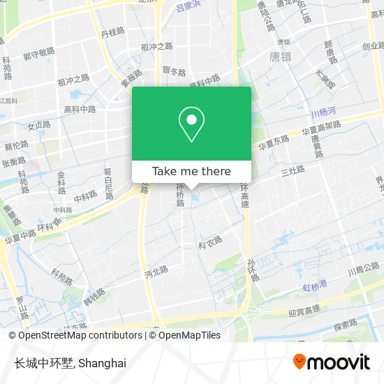 长城中环墅 map