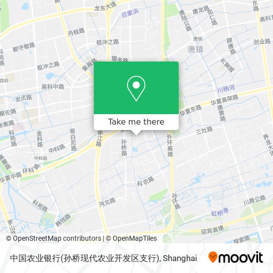 中国农业银行(孙桥现代农业开发区支行) map