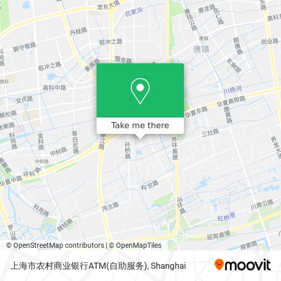 上海市农村商业银行ATM(自助服务) map