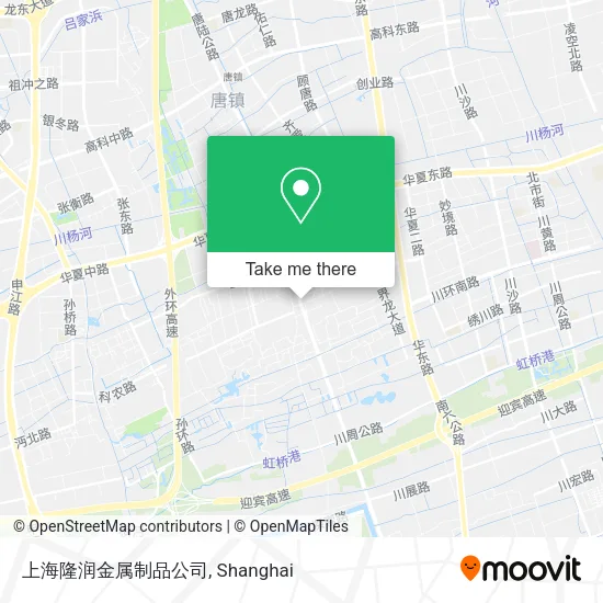 上海隆润金属制品公司 map