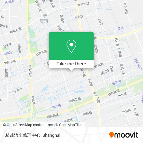 精诚汽车修理中心 map
