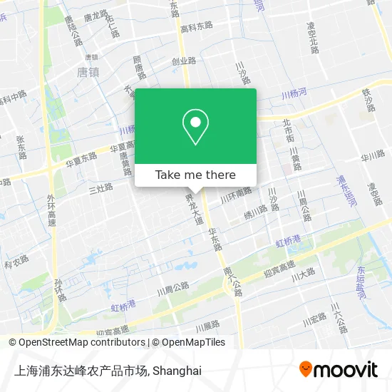 上海浦东达峰农产品市场 map