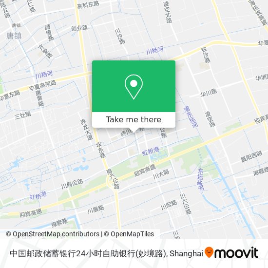 中国邮政储蓄银行24小时自助银行(妙境路) map