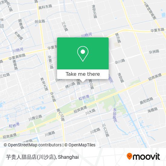 芋贵人甜品店(川沙店) map
