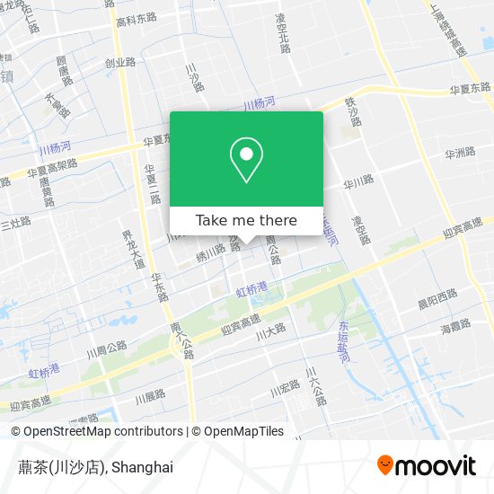 薡茶(川沙店) map