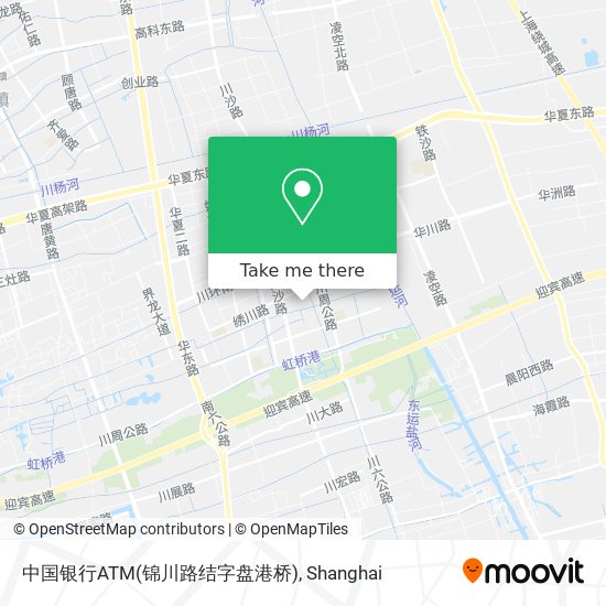 中国银行ATM(锦川路结字盘港桥) map