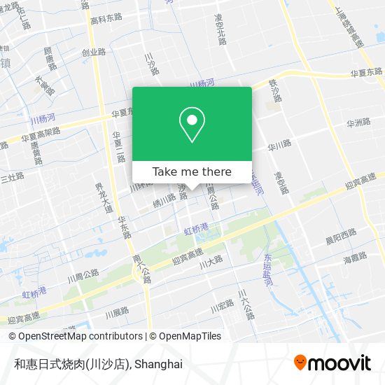 和惠日式烧肉(川沙店) map