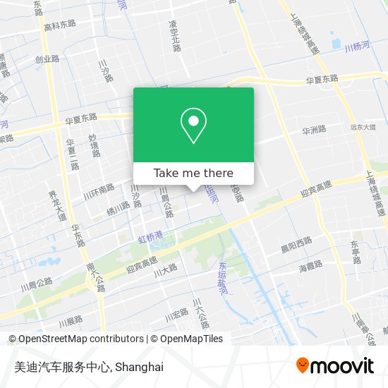 美迪汽车服务中心 map