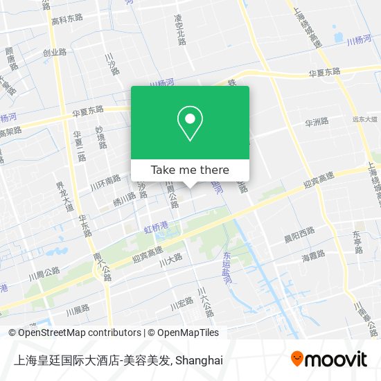 上海皇廷国际大酒店-美容美发 map