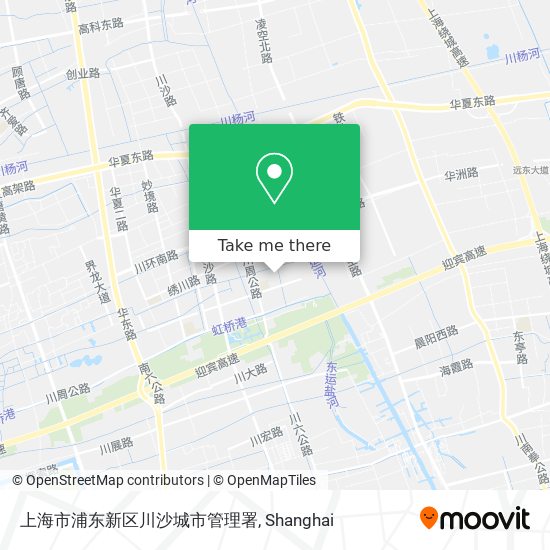 上海市浦东新区川沙城市管理署 map