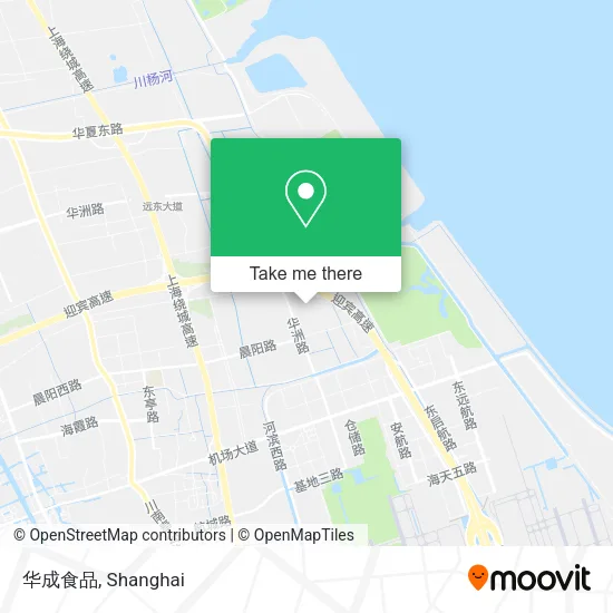 华成食品 map