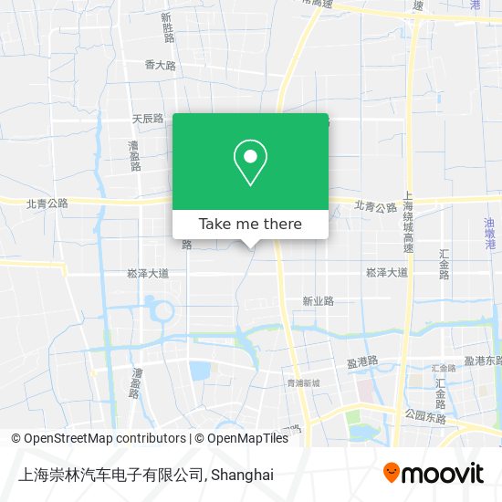 上海崇林汽车电子有限公司 map