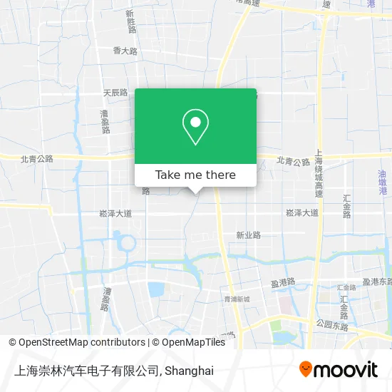 上海崇林汽车电子有限公司 map