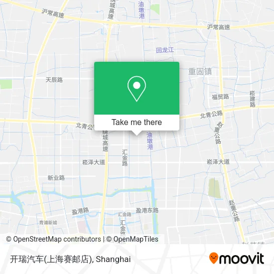 开瑞汽车(上海赛邮店) map