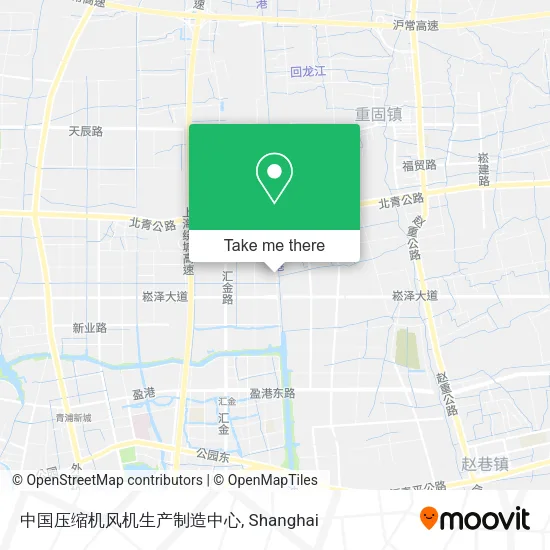 中国压缩机风机生产制造中心 map
