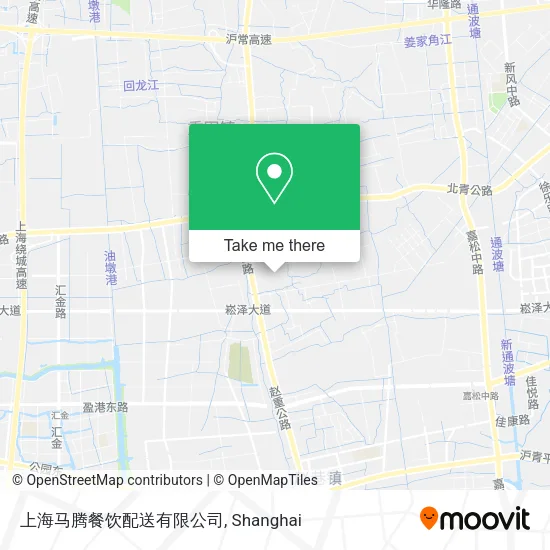 上海马腾餐饮配送有限公司 map