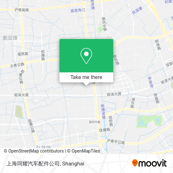 上海同耀汽车配件公司 map