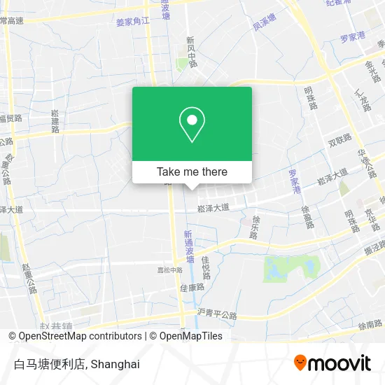 白马塘便利店 map