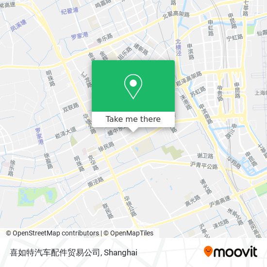 喜如特汽车配件贸易公司 map