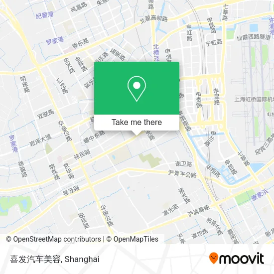 喜发汽车美容 map